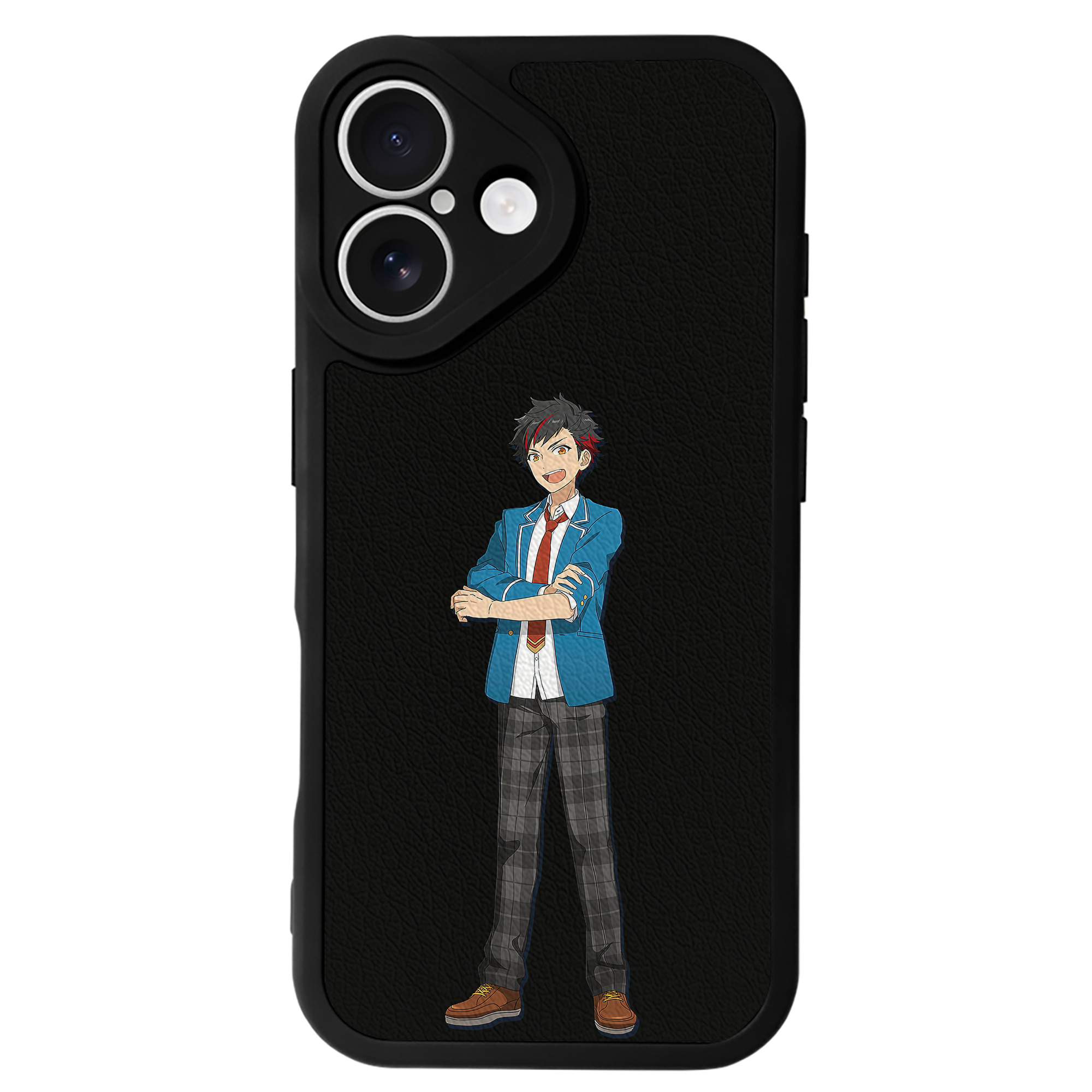 （画像用） あんさんぶるスターズ! Ensemble Stars 【iPhone 16シリーズ対応】シリコンスマホケース（レザー調） 材質：シリコン